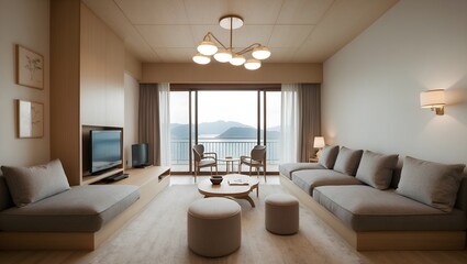 Fototapeta premium modern living room