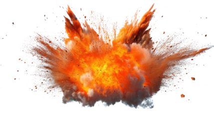 Explosion transparent background