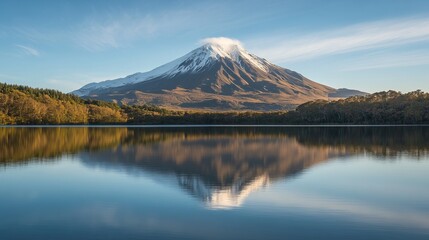 Majestic Mountain Reflection