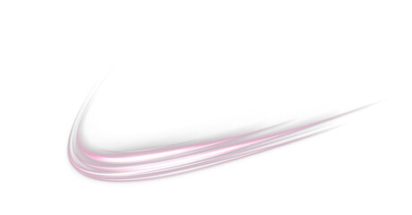 Light red Twirl. Curve light effect of red line. Luminous red circle. Light red pedistal, podium, platform, table. Vector PNG. Vector illustration	