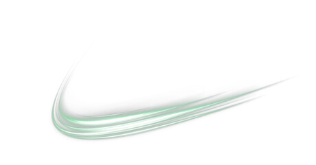 Light green Twirl. Curve light effect of green line. Luminous green circle. Light green pedistal, podium, platform, table. Vector PNG. Vector illustration	