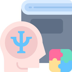 Obraz premium psychology book icon