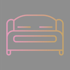 Luxury Bedding icon Design