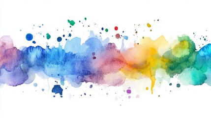 Vibrant Watercolor Splash