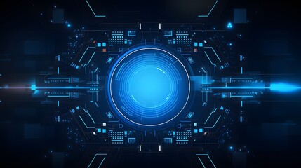 Obraz premium Abstract technology background Hi-tech communication concept futuristic digital innovation background vector illustration