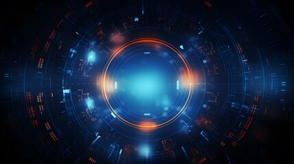 Fototapeta premium Abstract technology background Hi-tech communication concept futuristic digital innovation background vector illustration