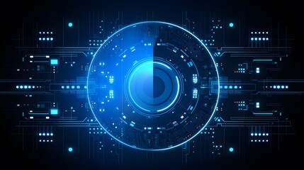 Abstract technology background Hi-tech communication concept futuristic digital innovation background vector illustration