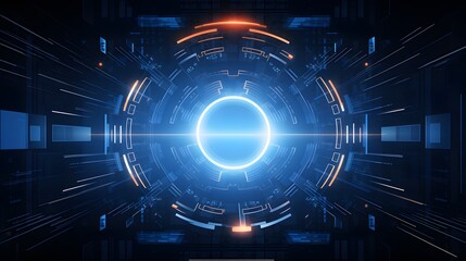 Obraz premium Abstract technology background Hi-tech communication concept futuristic digital innovation background vector illustration