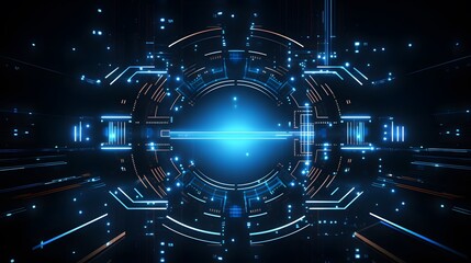 Abstract technology background Hi-tech communication concept futuristic digital innovation background vector illustration