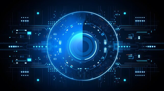 Abstract technology background Hi-tech communication concept futuristic digital innovation background vector illustration