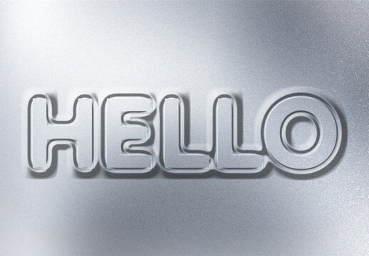 Hello Text Effect