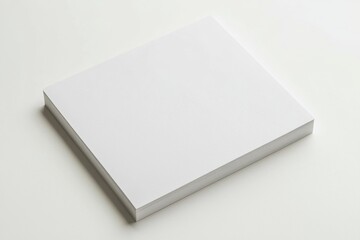 Fototapeta premium Blank A4 Paper Mockup on Isolated Background created with Generative AI