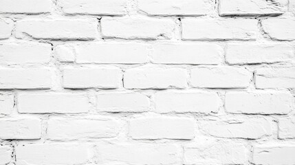 Obraz premium White Brick Wall Texture