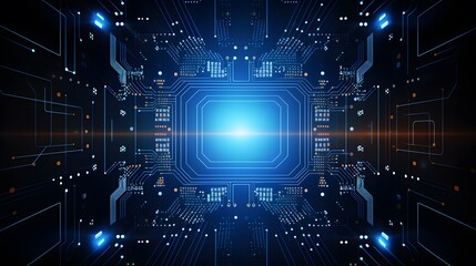 Fototapeta premium Abstract technology background Hi-tech communication concept futuristic digital innovation background vector illustration