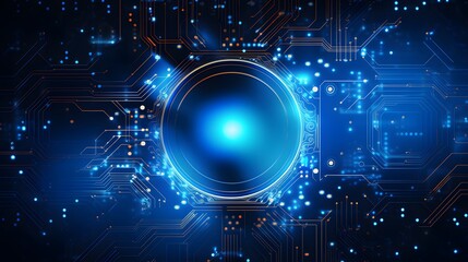 Fototapeta premium Abstract technology background Hi-tech communication concept futuristic digital innovation background vector illustration