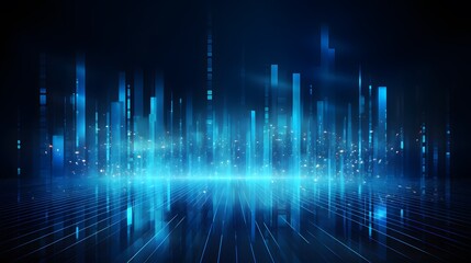 Fototapeta premium Abstract technology background Hi-tech communication concept futuristic digital innovation background vector illustration