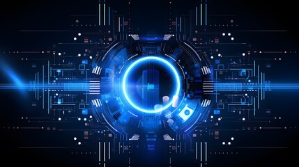 Abstract technology background Hi-tech communication concept futuristic digital innovation background vector illustration