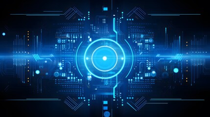 Fototapeta premium Abstract technology background Hi-tech communication concept futuristic digital innovation background vector illustration