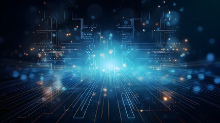 Abstract technology background Hi-tech communication concept futuristic digital innovation background vector illustration