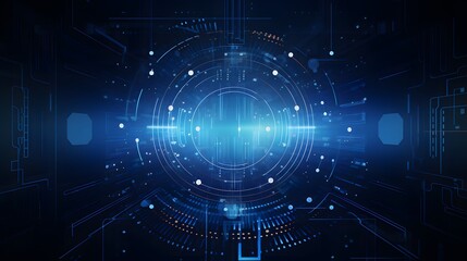 Obraz premium Abstract technology background Hi-tech communication concept futuristic digital innovation background vector illustration