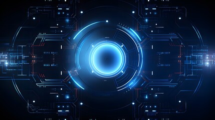 Fototapeta premium Abstract technology background Hi-tech communication concept futuristic digital innovation background vector illustration