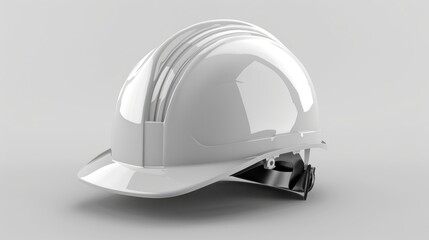 Fototapeta premium Safety helmet depicted on a white background