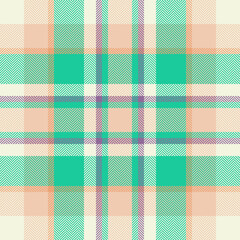 Plaid check pattern. Seamless fabric texture. Tartan textile print.