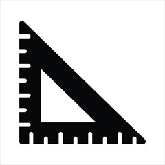 Triangular ruler vector design, ready for premium use