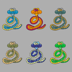 Printfunny snake character