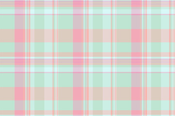 Color plaid tartan check, white textile background pattern. Intense seamless texture vector fabric in light and red colors.