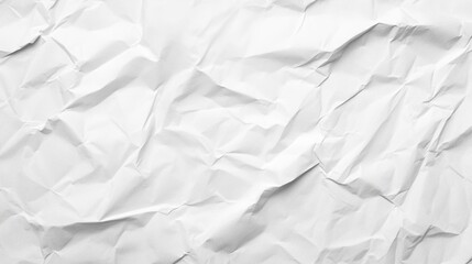 Obraz premium Crumpled White Paper Texture