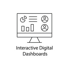 Interactive Digital Dashboards with Editable Stroke.