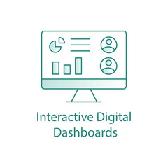 Interactive Digital Dashboards with Editable Stroke.