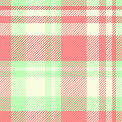 Painting fabric textile vector, tape pattern texture plaid. Twill background seamless tartan check in light and red colors.