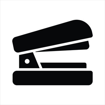recommend clip art: A creative icon of stapler in trendy style, stationery item, office supplies