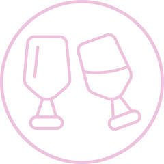 Wine Glass icon Design
