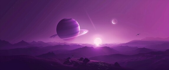 Fototapeta premium sunrise in the desert