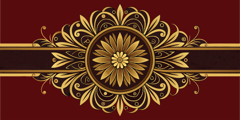 luxury ornamental mandala design background