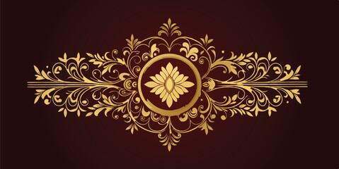 luxury ornamental mandala design background