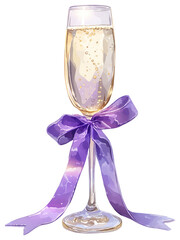 PNG Purple coquette champagne beverage alcohol liquor.