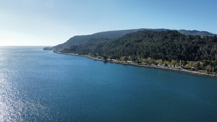 Aerial view of Serra da Arrabida