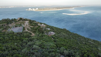 Aerial view of Serra da Arrabida