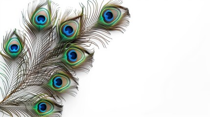 Obraz premium Vibrant Celebration of India Independence Day with Peacock Feathers Symbolizing National Pride and Cultural Heritage