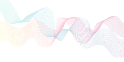 Abstract colorful blue, pink blend wave lines and technology background. Modern colorful flowing wave lines and glowing moving lines.. Abstract wavy lines for science, technology, banner, business.