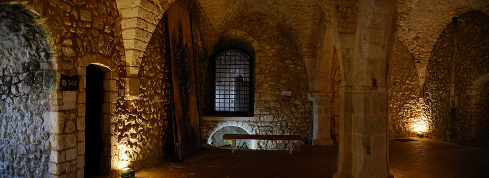 Monte Sant'Angelo castle internal room, Gargano, Puglia, Italy