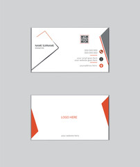 Simple  colorful creative Elegant professional, minimal/minimalist modern shape Layout, double-sided,  landscape flat design corporate horizontal, name/visiting/ Business card