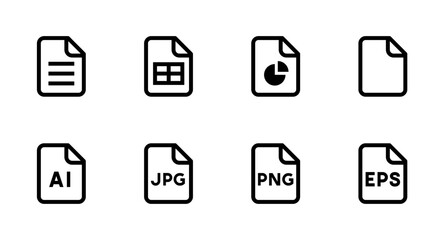 ファイル・データアイコンのセット