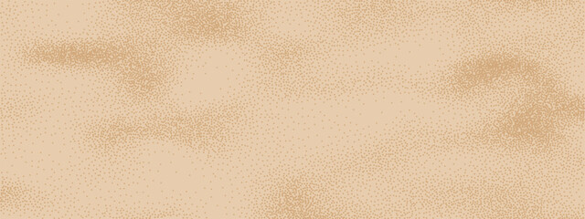 Noise gradient vector texture. Random gritty background. Monochrome halftone pattern. Irregular beige backdrop. Vintage grunge background.