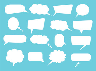 speech bubble collection. Set of speech bubble. Speech bubble comic vector.