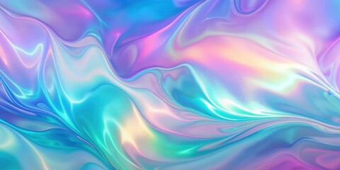 Soft pastel holographic background with blue, purple, and green gradient colors, soft, pastel, holographic, background, blue